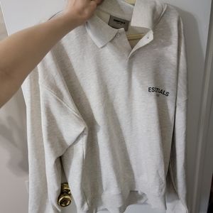 Essentials FOG fear of God collar sweatshirt